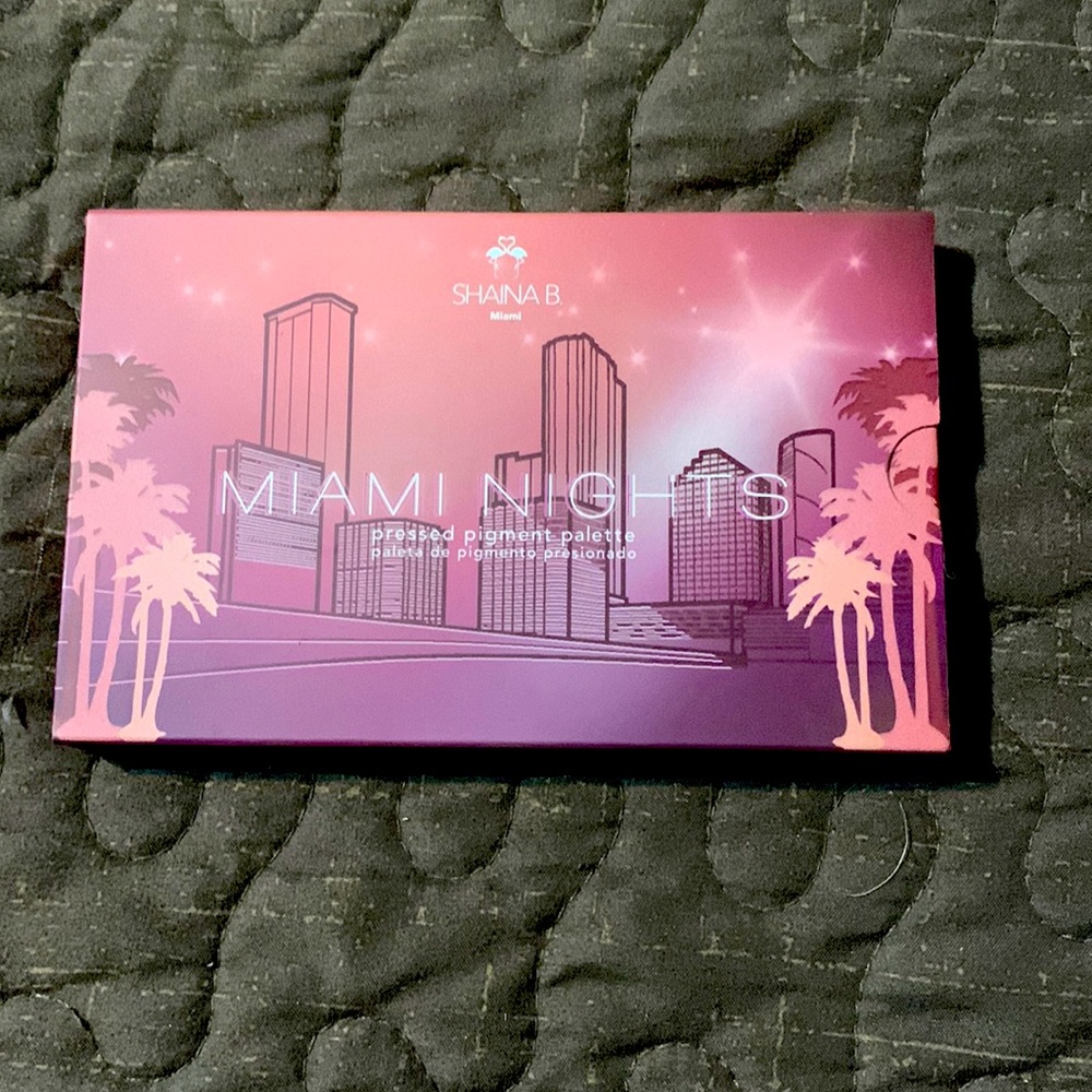 Miami Nights eyeshadow palette in bold bright colors new in the box